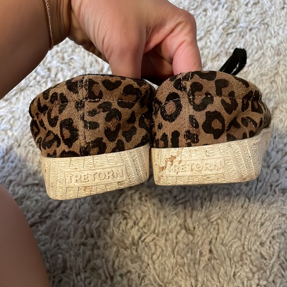 Cheetah Print Tretorn Sneakers, size 7.5 - Picture 3 of 4